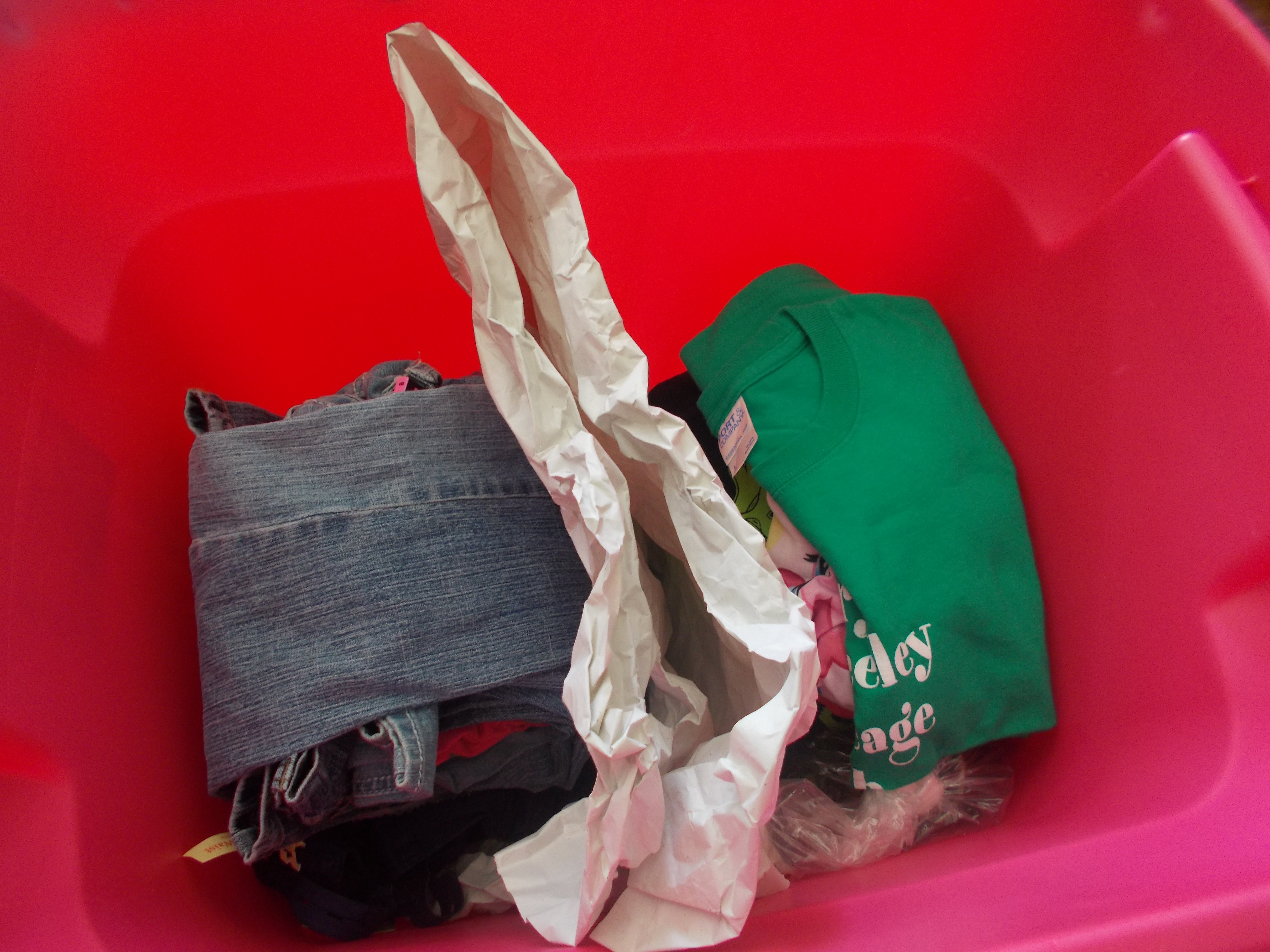 Decluttered new clothes tote – Nina's Soap