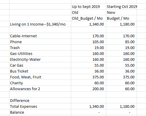 list of expenses for living on your own