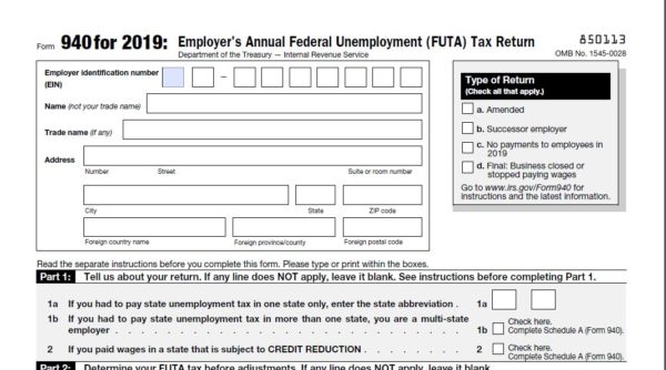 How to File Form 940 FUTA Employer’s Annual Federal Unemployment Tax ...