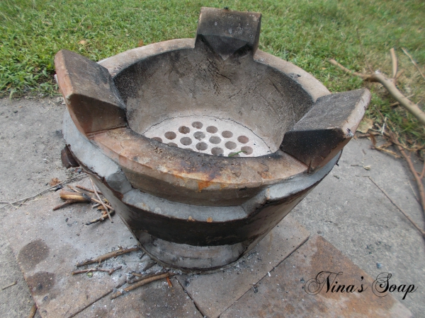 Clay Stove to use to cook meals during loss of power