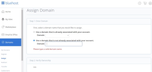 Assign Domain to Bluehost Part 2 