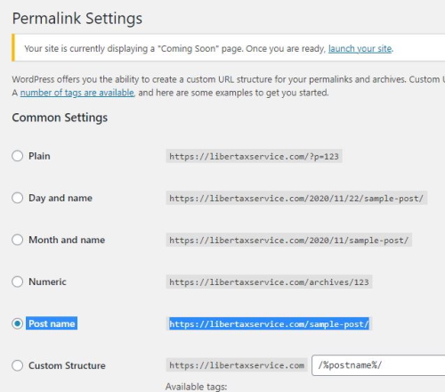 how do I reset a permalink in WordPress