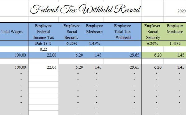 Employer Tax Liability Excel Template - How to fill out Form 944
