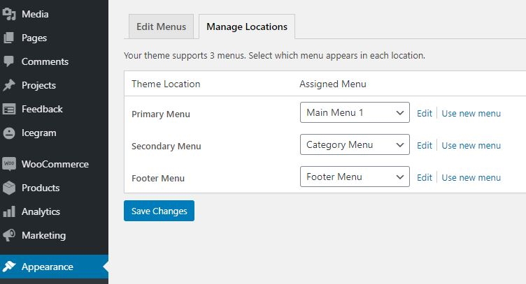 How do I Create a Menu in WordPress