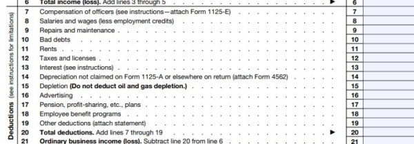 Form 1125 E 2020 Compensation Of Officers Ninas Soap 