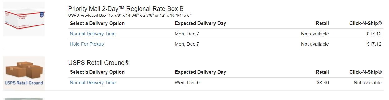 How to estimate USPS shipping cost