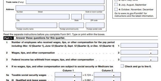 How to Fill out IRS Form 941 for 2021