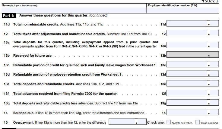 3-How to Complete IRS Form 941 for 2021