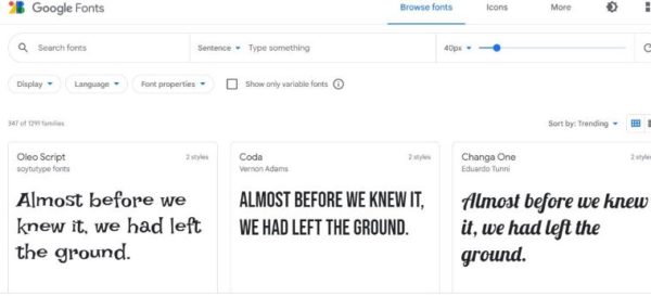 are google fonts free to download