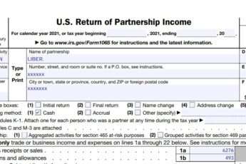 How to complete form 1065