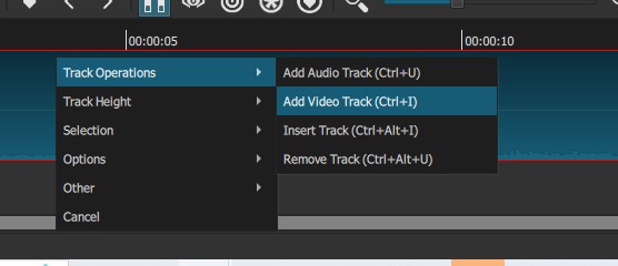 8-add a second video track to the timeline