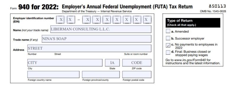 1 do I need to file form 940 if I have no employees