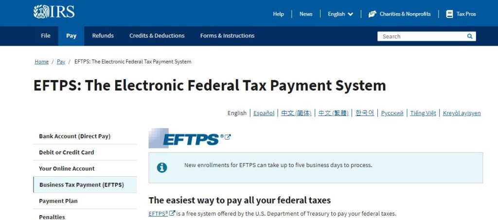5-How to sign up for EFTPS 2023