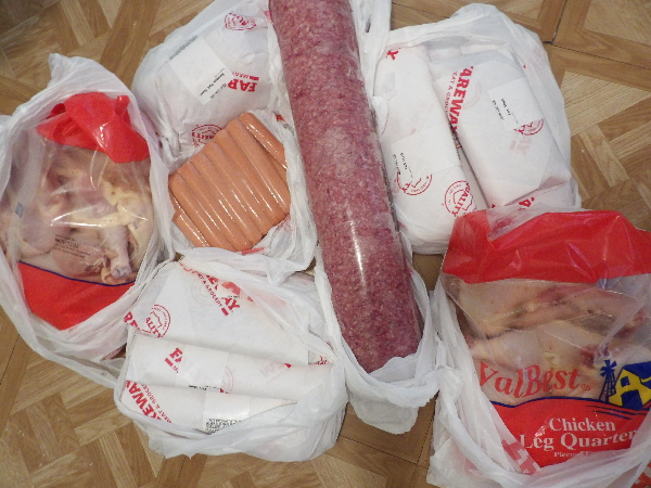 Chicken 10Lbs 10Lbs Ground Meat Meat Stock up Hot dog Pork steak 11-5-22