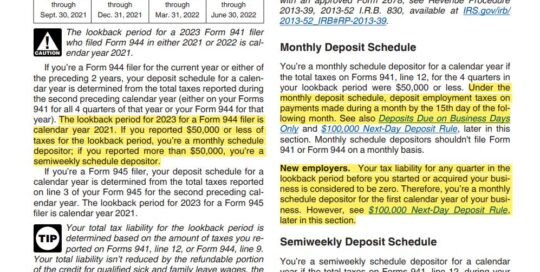 How to choose your payroll tax deposit schedule Publication 15 Pg 27 2023