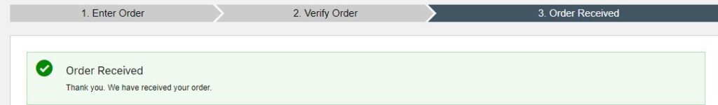 11 You just place you stock purchase order