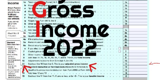 Where do I find my Adjusted Gross Income on 1040 for 2022