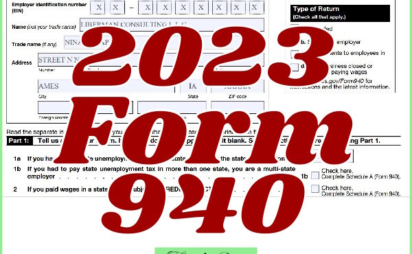 1-How to fill out form 940 for 2023