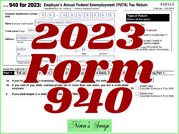 1-How to fill out form 940 for 2023