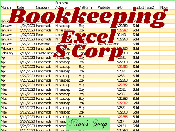 2-How do I keep accounting records for a small business in Excel