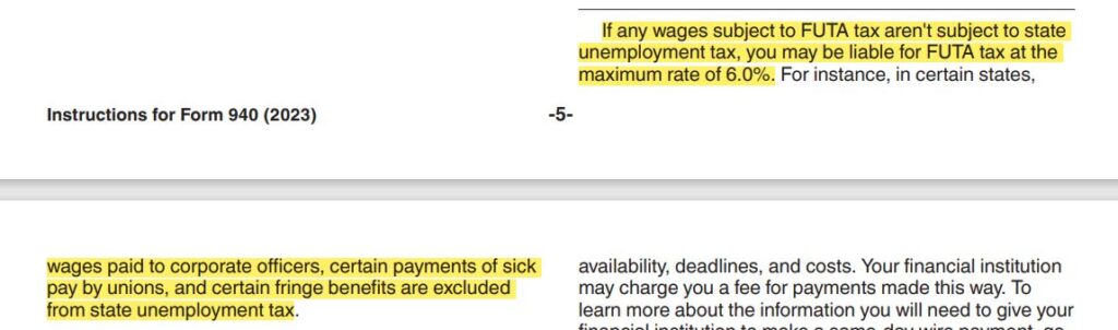 2 Wages excluded from some state unemployment 2023 Form 940