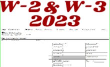 How to file W2 and W3 online for 2023