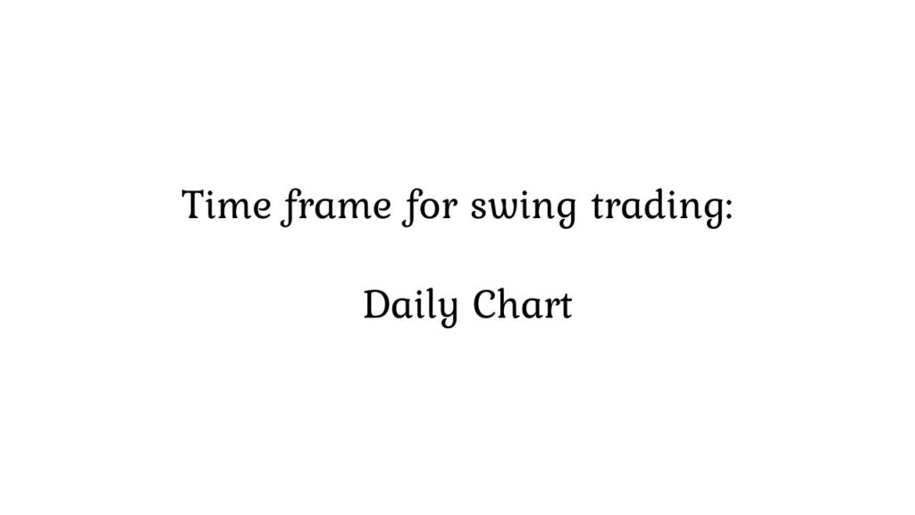 Time frame for swing trading